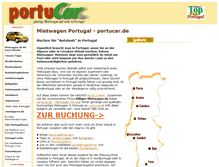 Tablet Screenshot of portucar.de